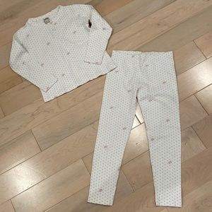 Bonton French designer girls cotton stretch pajama